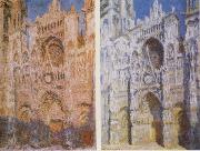 Claude Monet The West Doorway and the Cathedral of Rouen china oil painting reproduction